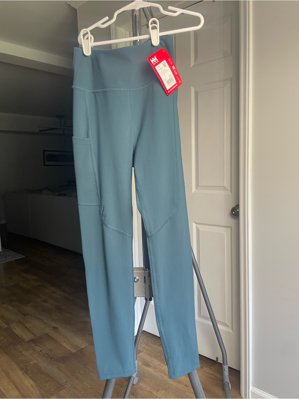 Helly Hansen Teal Rapide Leggings with Side Pocket